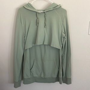 Latched Mama Mint Nursing Hoodie
